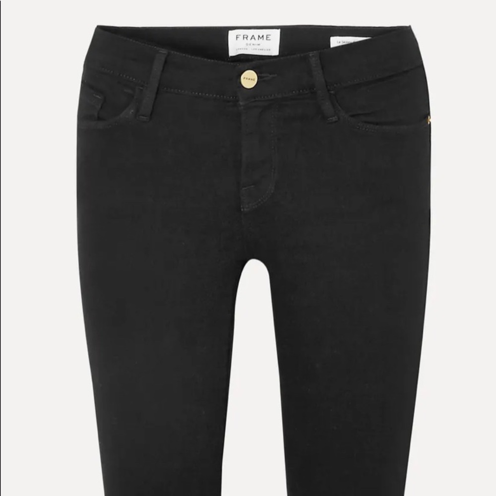 FRAME Le Skinny de Jeanne Noir